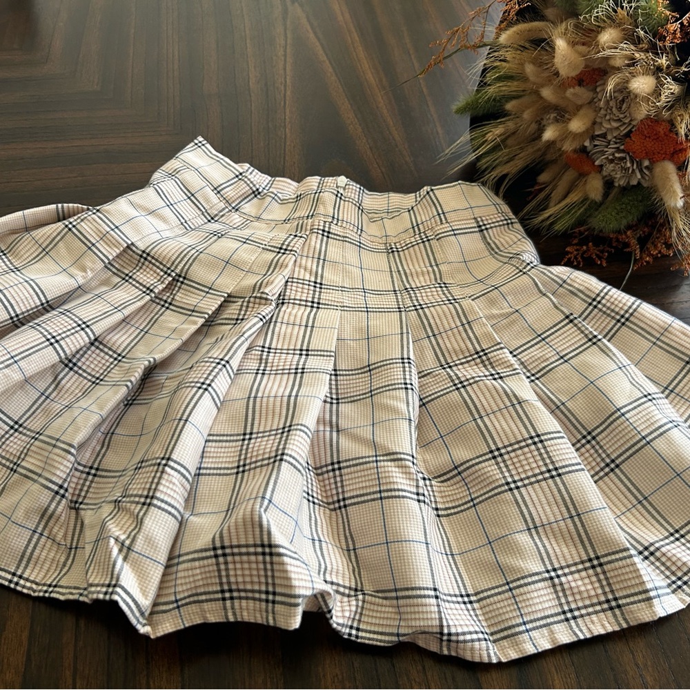 Plaid Pleated Women's Skirt